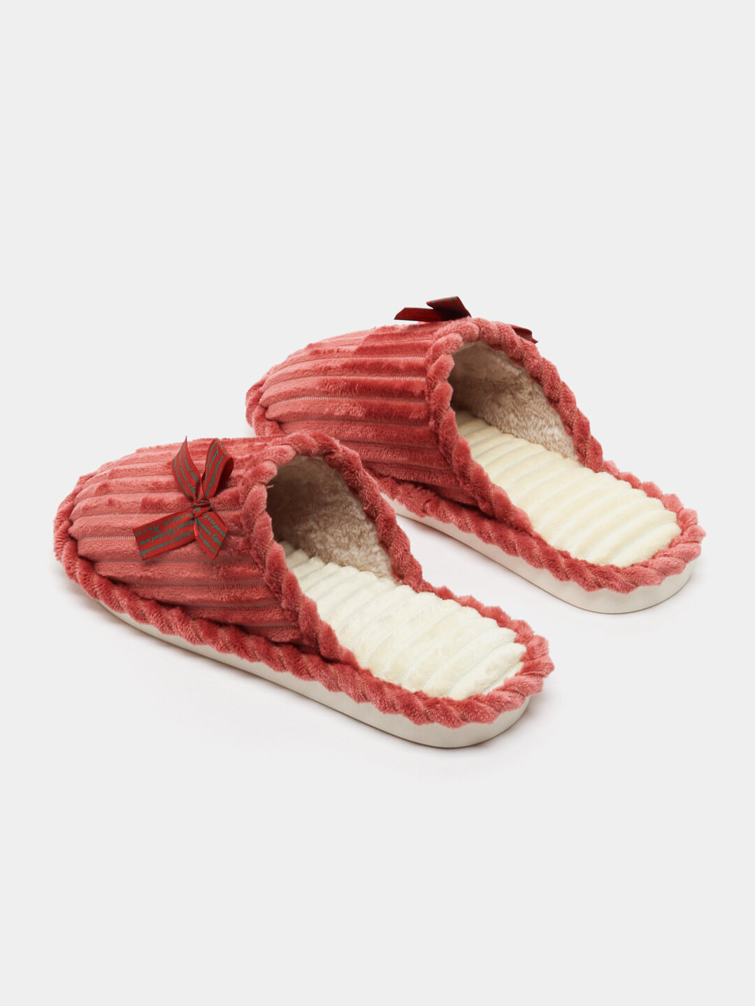 Тапочки, размер 36-37, бордовый — фото 1