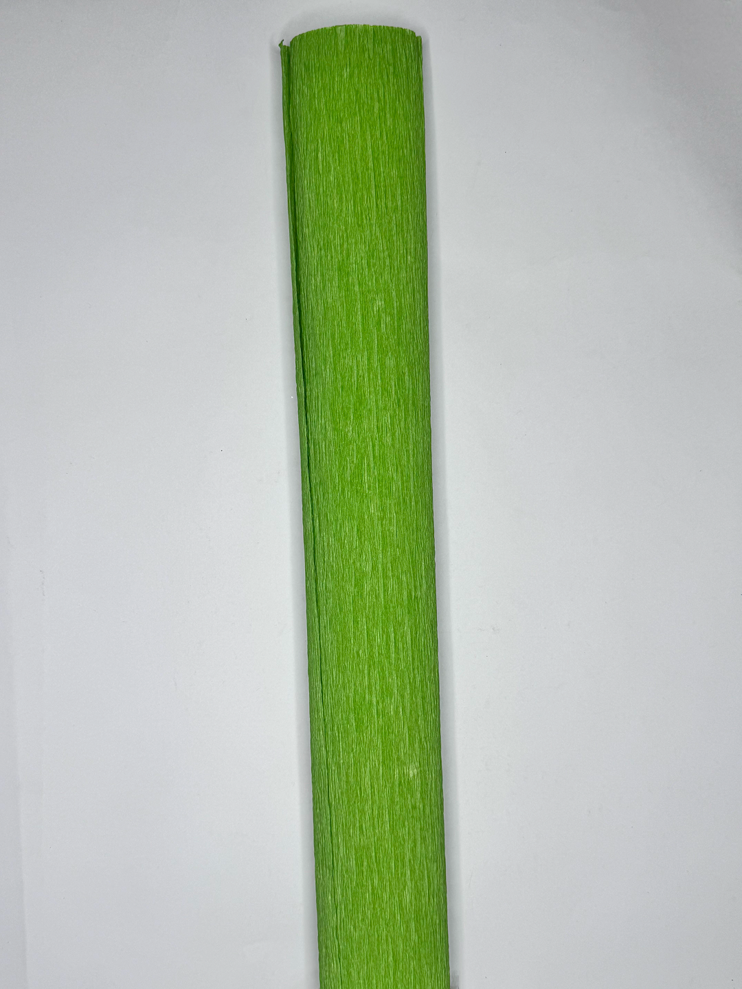 Гофрированная бумага для декора, творчества и упаковки, лаймовая крепированная бумага(светло-зеленая)