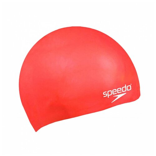 фото Шапочка для плавания детская speedo molded silicone cap jr, 8-709900004, красный, силикон