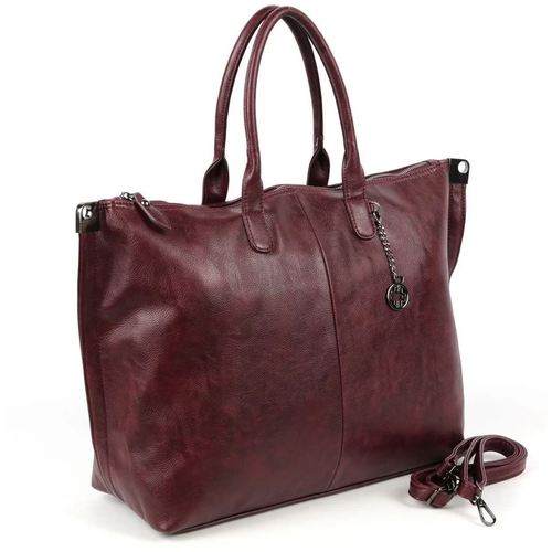 Женская сумка шоппер из эко кожи А-3841 Вайн Ред (132536)