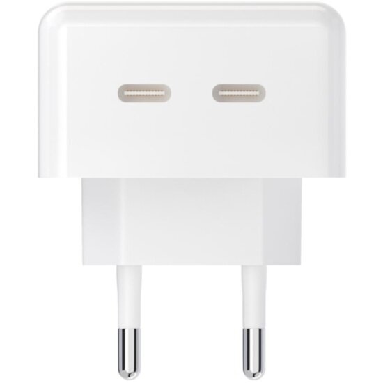 Сетевое зарядное устройство Maxvi CHL-604PD 40 Вт, 3 A, 2xUSB-C, белый