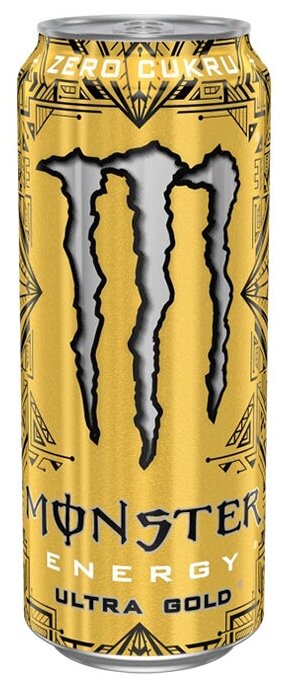 Энергетический напиток Monster Energy Ultra Gold со вкусом ананаса (Польша), 500 мл (12 шт) - фотография № 2