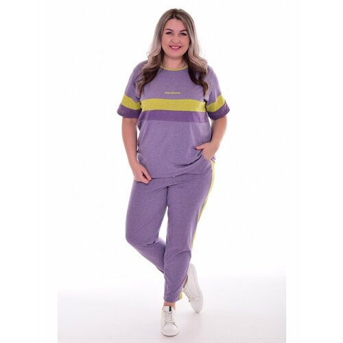 Комплект одежды ЗефирТекс, размер 56, фиолетовый комплект одежды staccato размер 56 фиолетовый