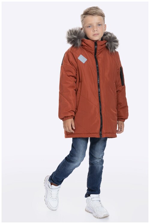 Куртка Шалуны, размер 36, 140, красный