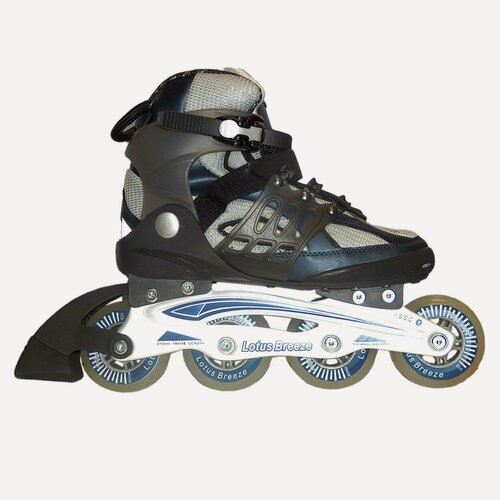 Изображение товара Коньки роликовые нераздвижные Lotus Breeze 41р. Черно-серый.