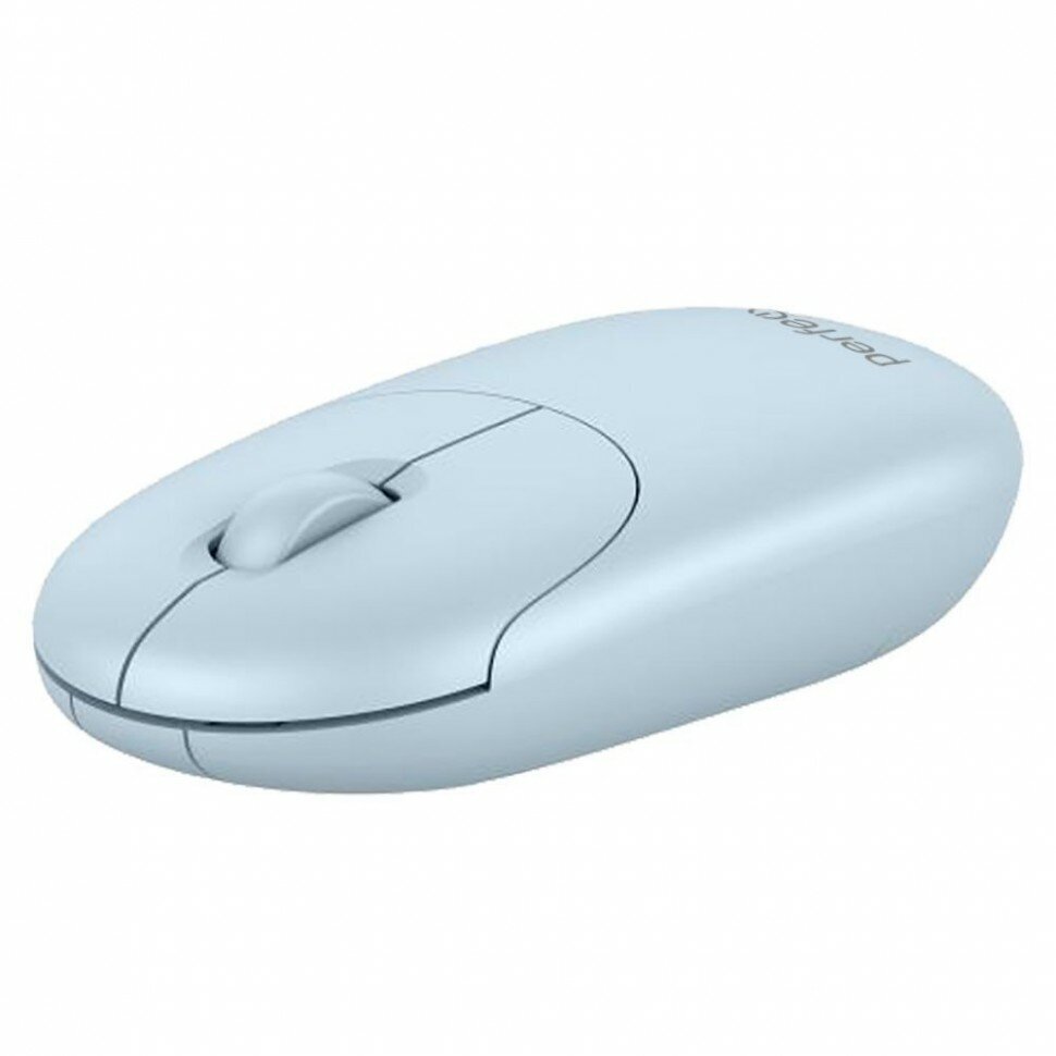 Мышь беспроводная Perfeo SLIM, 3 кн, DPI 1200, USB, голубая (PF_A4789)