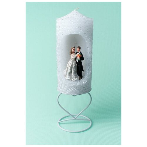 Свеча жених и невеста размер 9,5 х 22 см