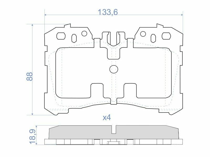 Колодки Тормозные Перед Lexus Ls460/Ls600 06- Sat арт. ST-04465-50260