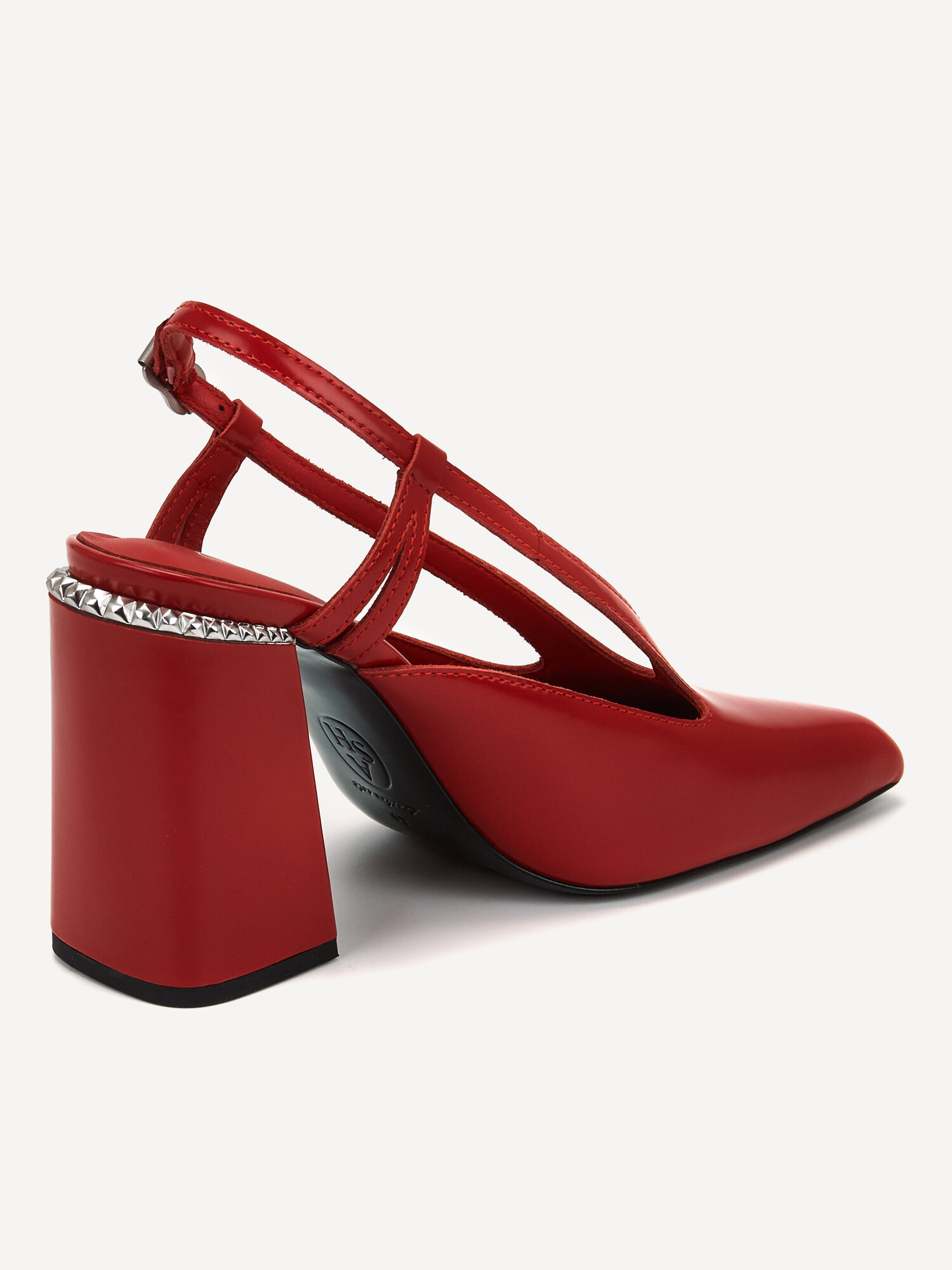 Туфли ASH Aura, размер 41, красный/серебряный — фото 1