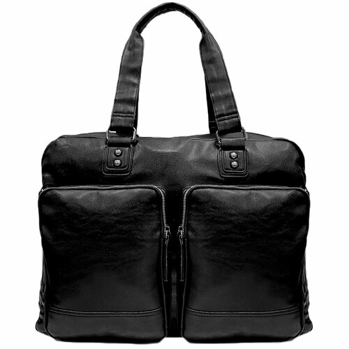 Сумка дорожная CANEVO, 47х34х14 см, ручная кладь, черный