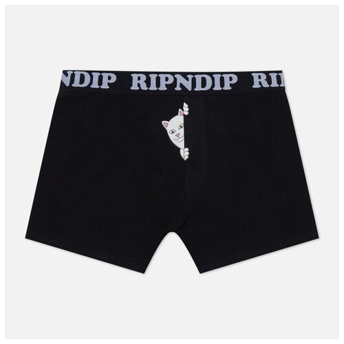 Мужские трусы Ripndip Peek A Nermal Boxers чёрный, Размер S