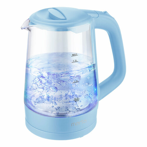 Электрический чайник MARTA MT-4573 голубой аквамарин