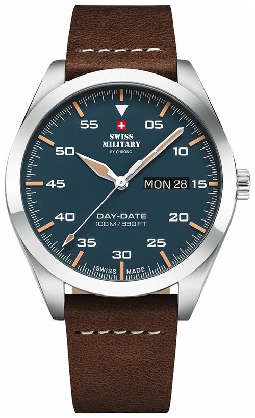 Наручные часы SWISS MILITARY BY CHRONO Часы Swiss Military SM34087.05, синий, мультиколор