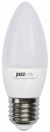 Лампа светодиодная LED 9w E27 4000K свеча Jazzway 5019065 JazzWay