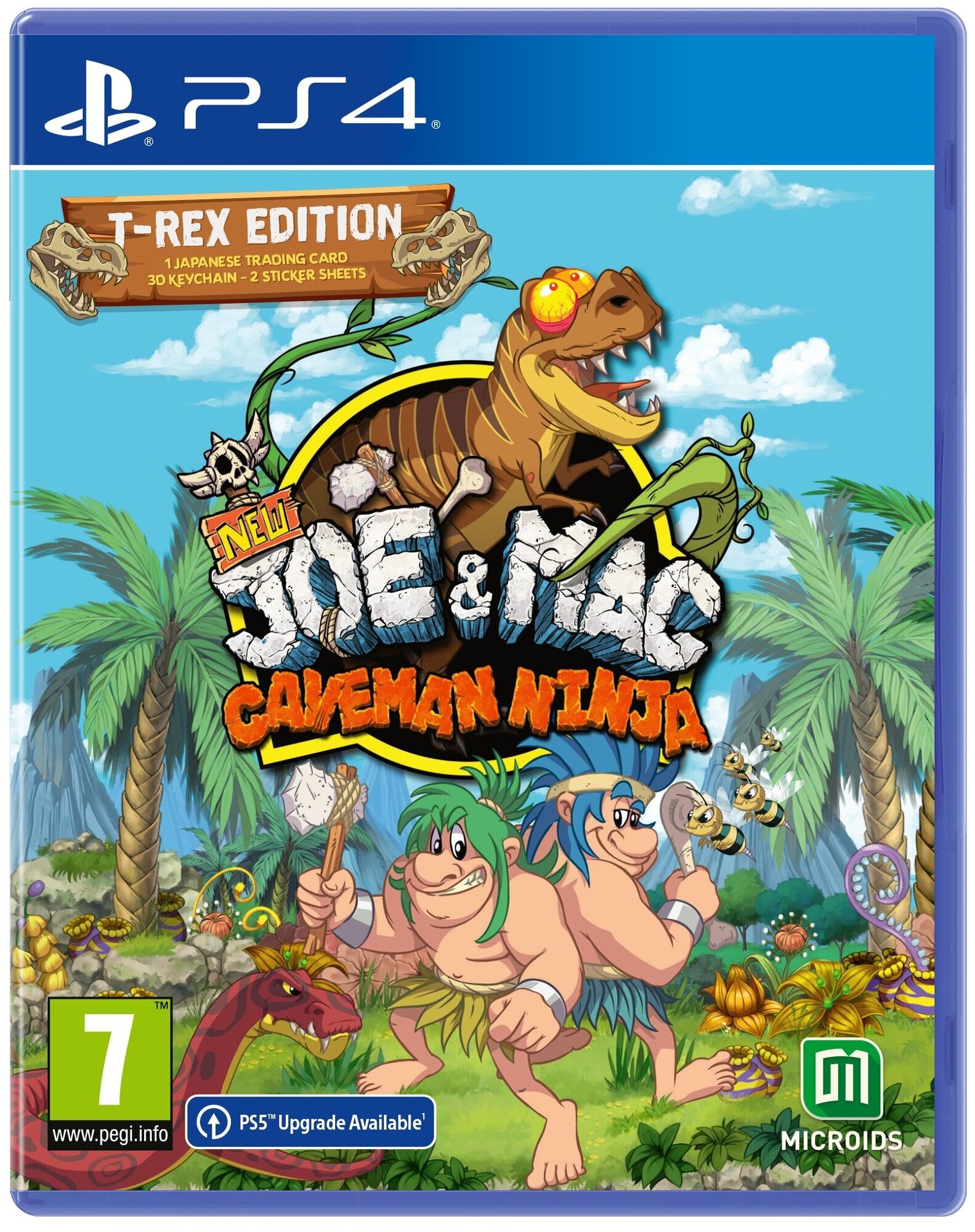 New Joe and Mac: Caveman Ninja - T-Rex Edition [PS4, русская версия]