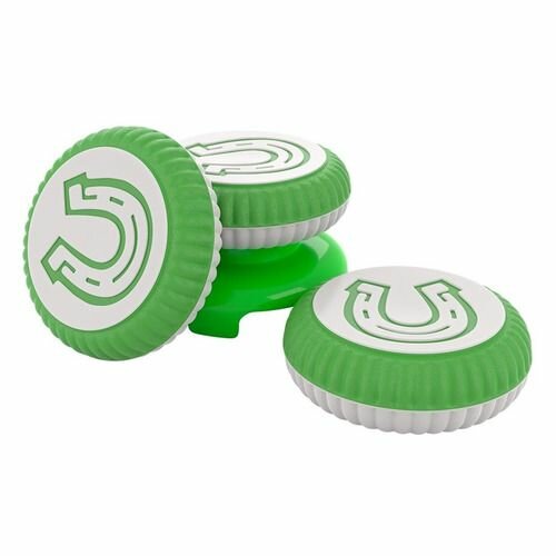 Накладки для кнопок контроллера Rainbo Lucky Buka для PlayStation 4/5 зеленый/белый