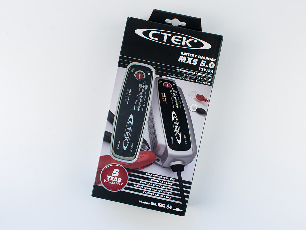 Зарядное устройство Ctek MXS 5.0 (+ Салфетки из микрофибры для любых задач в подарок!) - фото №15