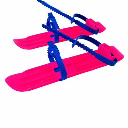 фото Мини-лыжи подростковые, длина 40 см, цвет розовый ирбит