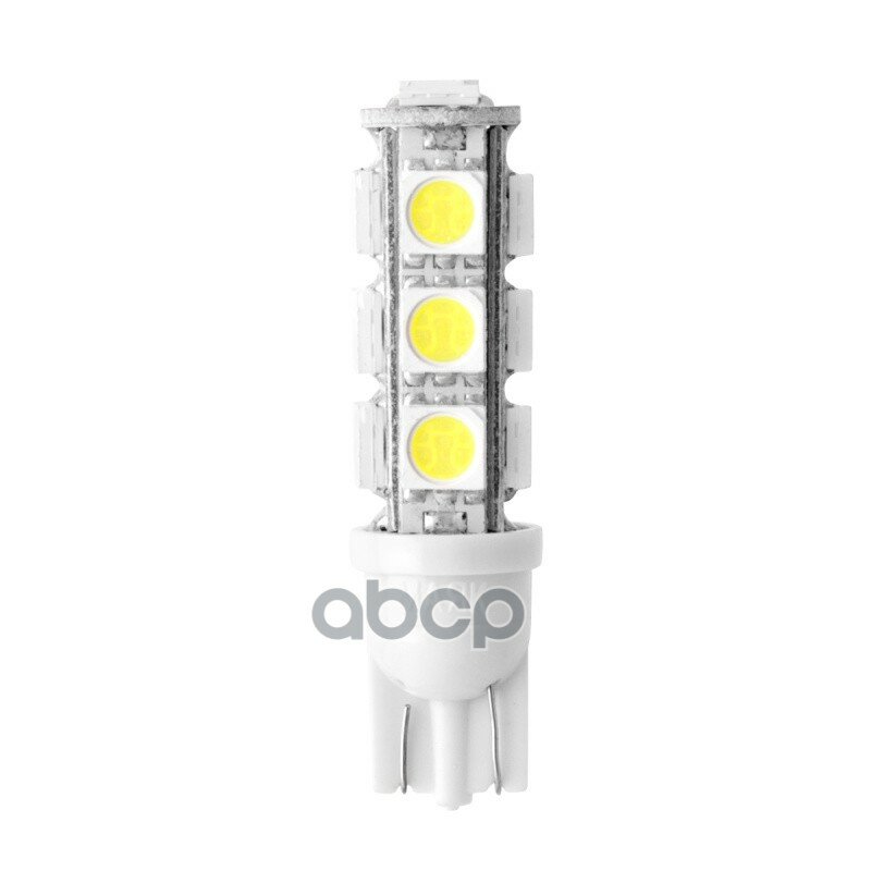 Лампа 12V W2.1x9.5d бесцокольная, 13 диодов SMD (уп. 2 шт.), 12T10W13SMD2BL Маяк 12T10-W13SMD2BL