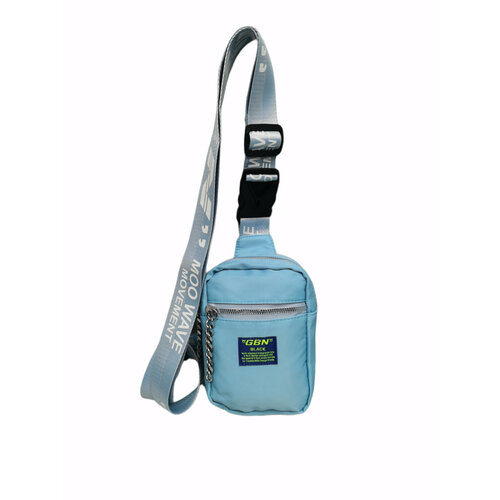 фото Рюкзак слинг , голубой нет бренда