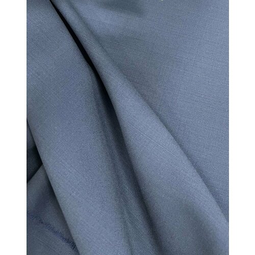 Шерсть темно-синяя, ш-151 см. Отрез 1 метр.