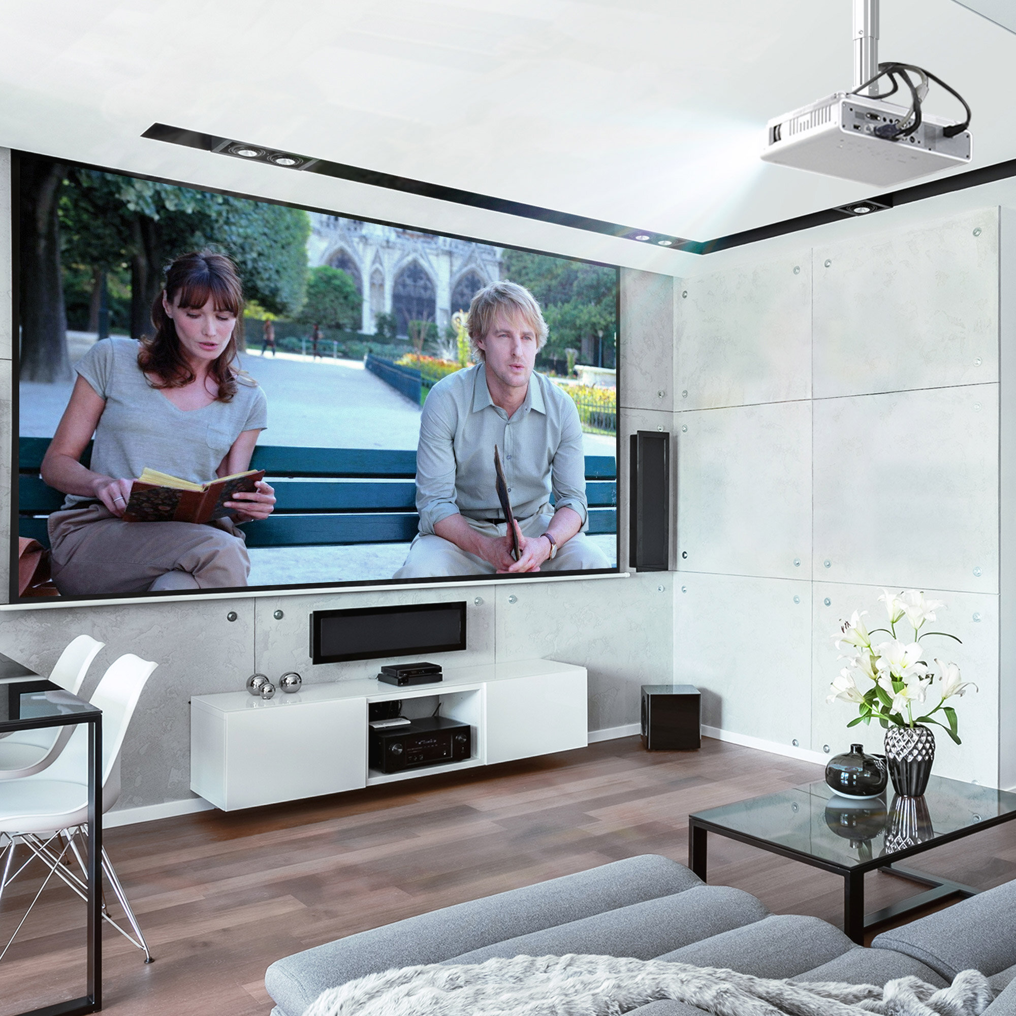 Кронштейн для проектора Onkron K5A, белый, потолочный — фото 8