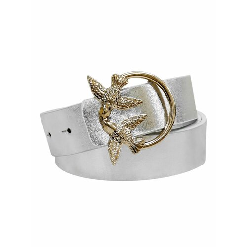 фото Ремень , размер 110, серебряный fosneborn