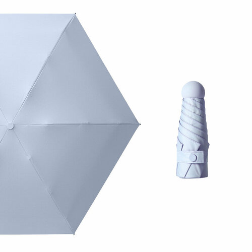 Мини-зонт ECS, механика, 3 сложения, купол 90 см, 6 спиц, система «антиветер», чехол в комплекте, мультиколор