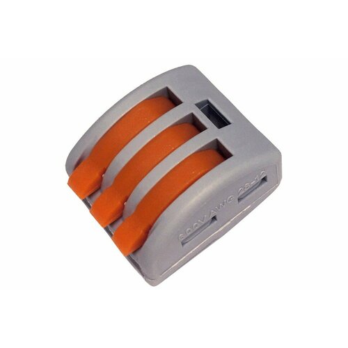 Универсальная 3-х проводная клемма ELECTROVOLT 222-413 50 шт/упаковка EV-B222-413_50