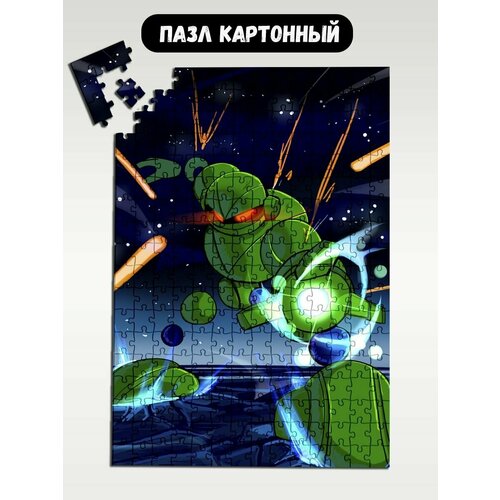 Пазл картонный 39,5х28 см, размер А3, 300 деталей, модель игра Vector Man 2 - 1274