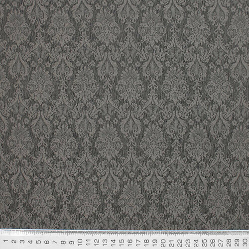 Жаккард, ткань для шитья серая с узором, 100х140 см плательная ткань жаккард серая принт пейсли