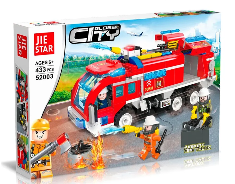 Конструктор/ Сити Пожарная машина, 52003