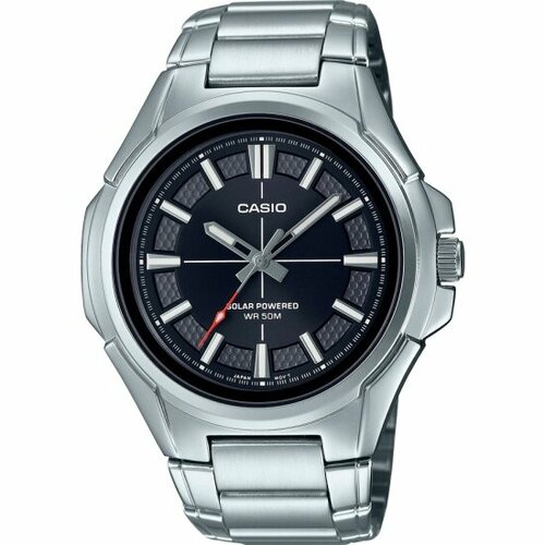 Наручные часы CASIO Collection MTP-RS100D-1A, серебряный, черный