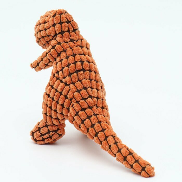 Игрушка мягка для собак "Дино", 32 см, оранжевый - фотография № 3