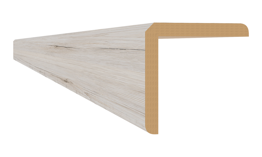 фото Угол универсальный МДФ Stella 2700*24*24 Дуб Санремо Белый