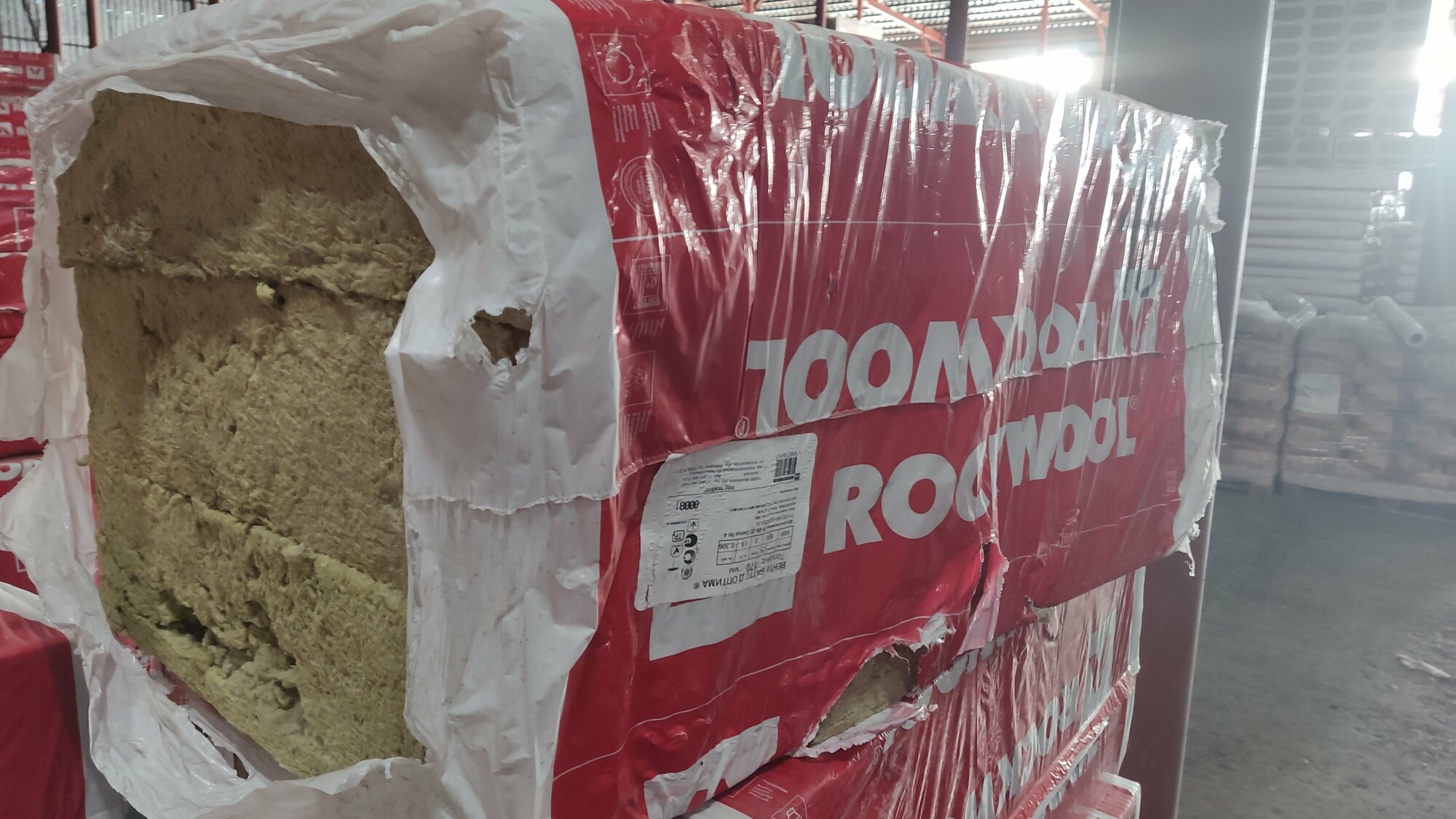 Уценка Теплоизоляция Rockwool Венти Баттс Д Оптима 170 мм