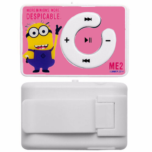 Музыкальный ретро мини-плеер Миньон MyPads MP4MP3 розовый с радио для студентки школьницы 79900₽