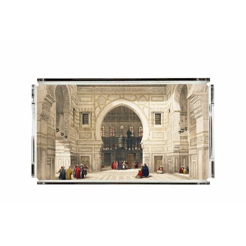 Поднос AdaWall из плексигласа восточный сюжет времен Османской империи размером 24х40
