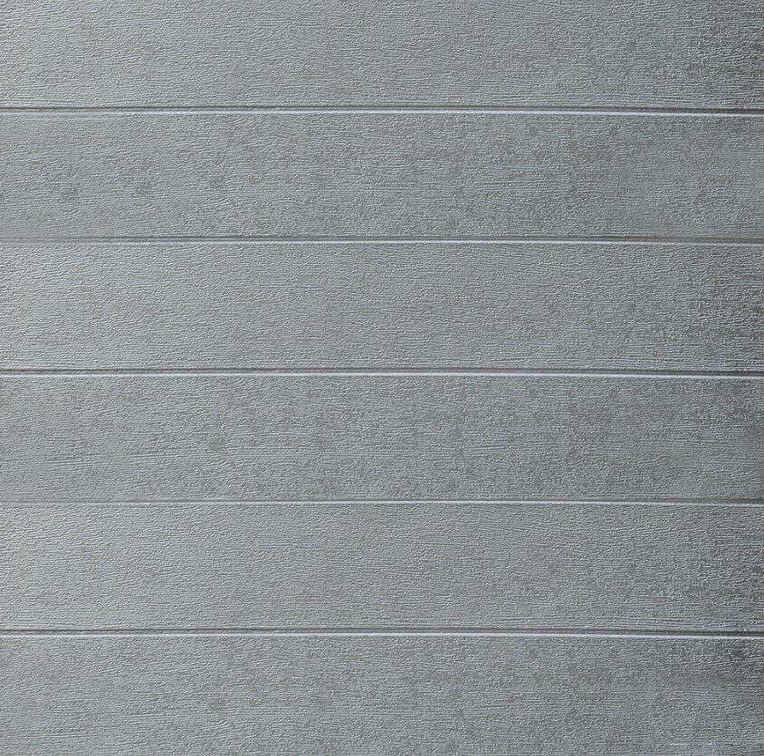 Панель 3D на самоклеящейся основе Доска 70х70см с рельефной текстурой , цвет серебристый