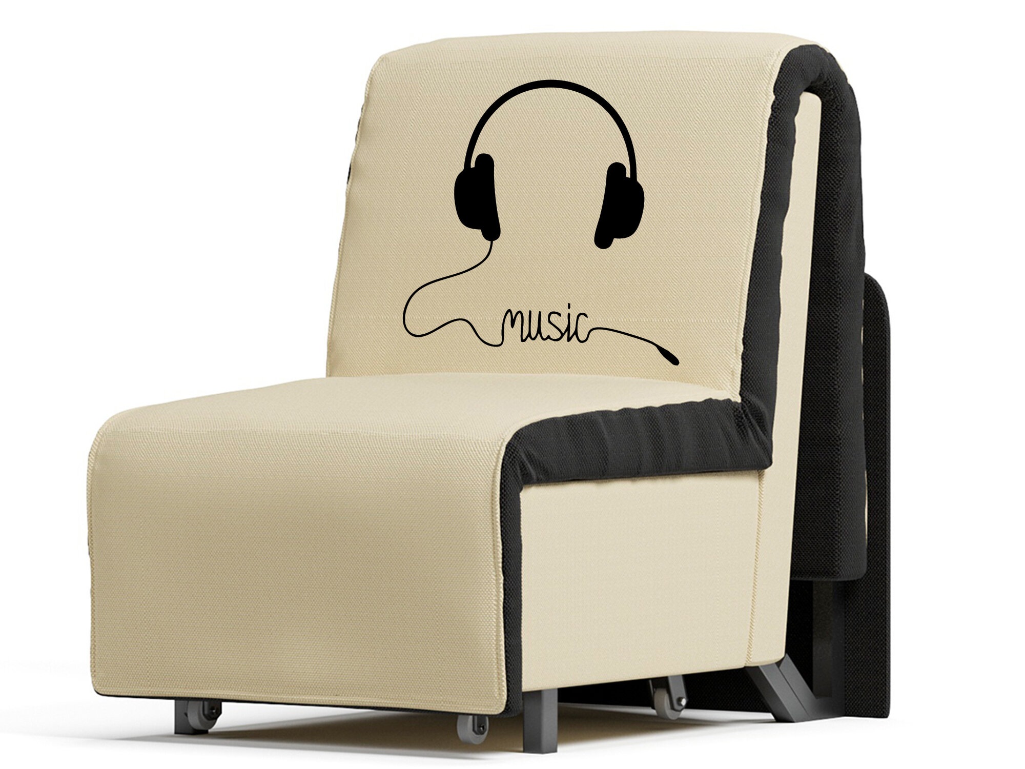 Кресло-кровать Elegance 70 Music2 Mura-21-100 (73х110х95, СМ 73x203)