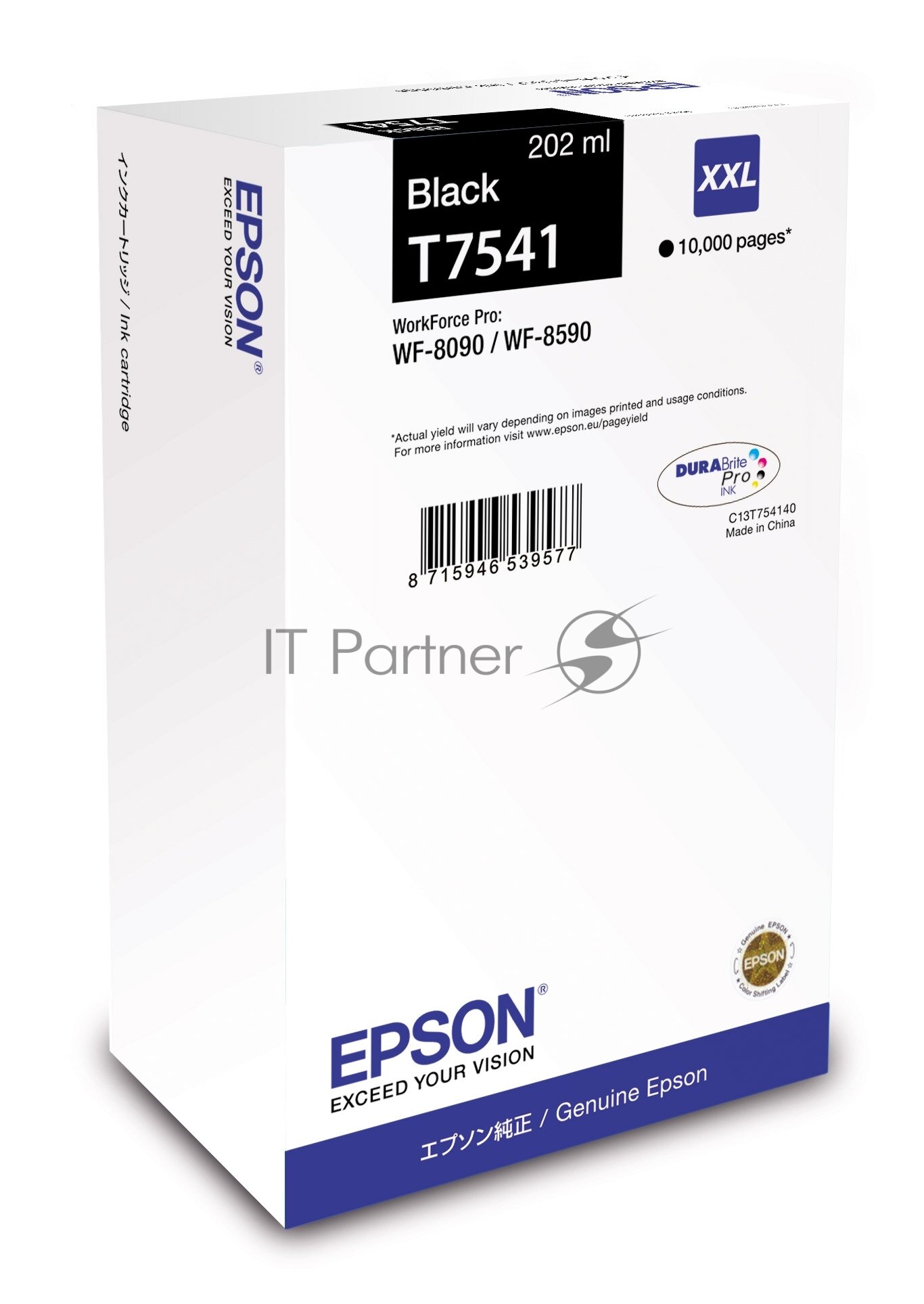 Картридж Epson C13T754140 для Epson WF-8090 Epson WF-8590 черный - фото №12