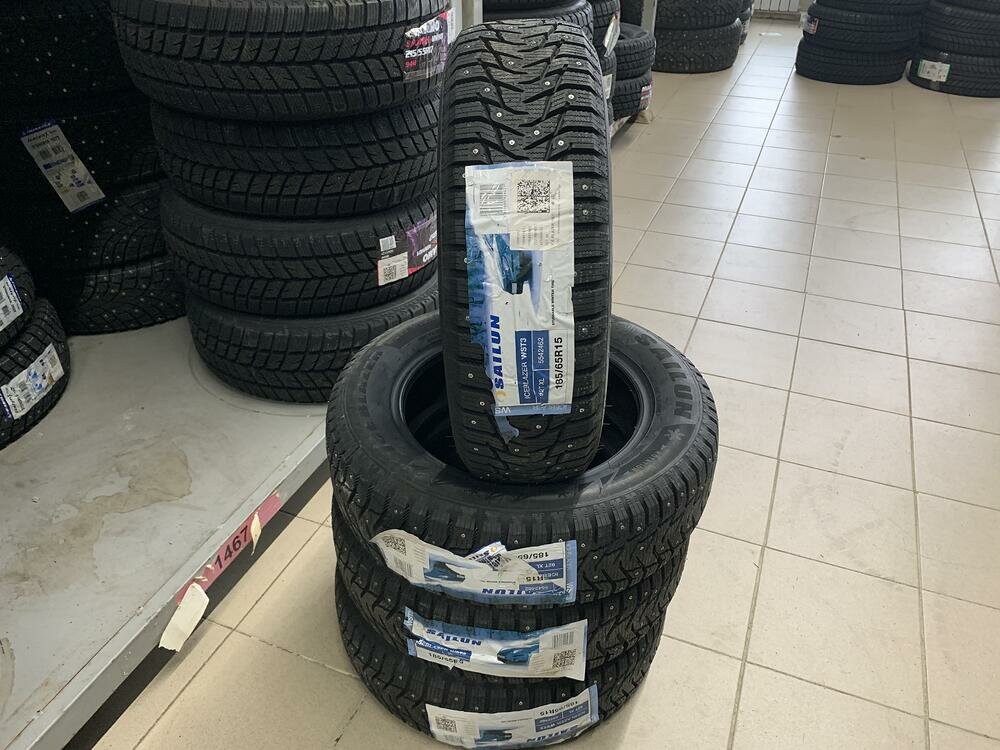 Шина зимняя SAILUN ICE BLAZER WST3 215/65 R16 102T XL шип - фото №6