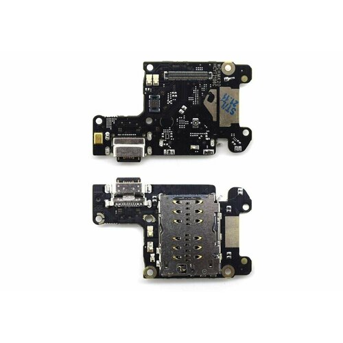 Нижняя плата для Xiaomi Mi 9T/Redmi K20 (M1903F10G) с разъемом зарядки/коннектор SIM