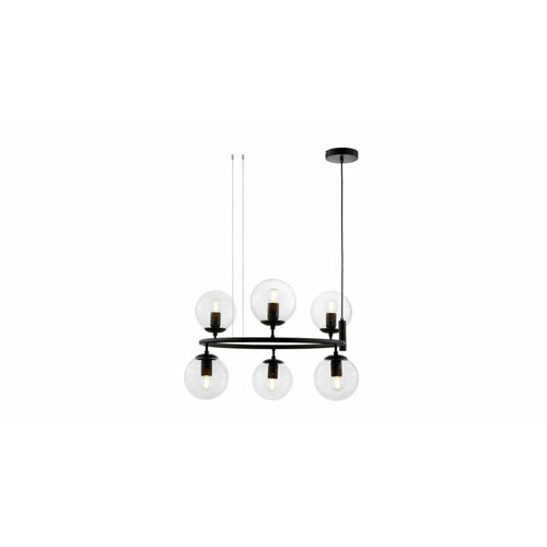 Подвесная люстра Lumina Deco Ceredo LDP 6034-6 RND BK черный