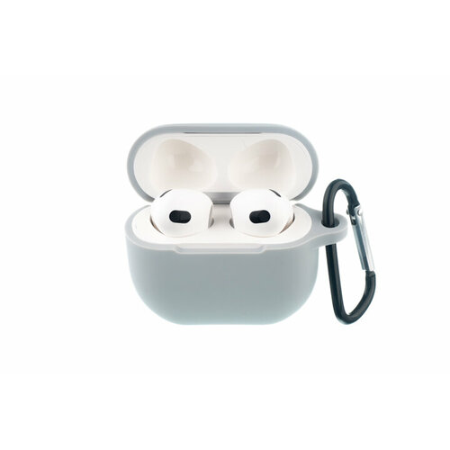 Чехол для наушников Airpods 3 Silicone серый