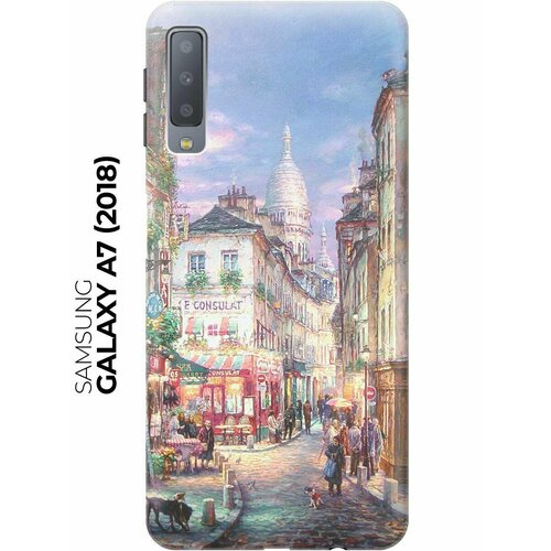 RE: PA Чехол - накладка ArtColor для Samsung Galaxy A7 (2018) с принтом Пейзаж Монмартра re pa чехол накладка artcolor для samsung galaxy a52 с принтом пейзаж монмартра