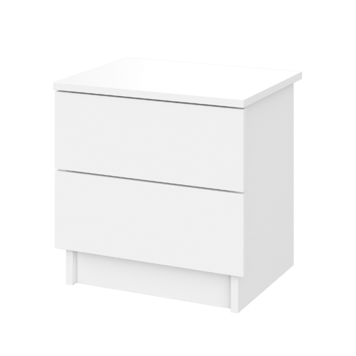 Белая текстурная прикроватная тумба 2700₽