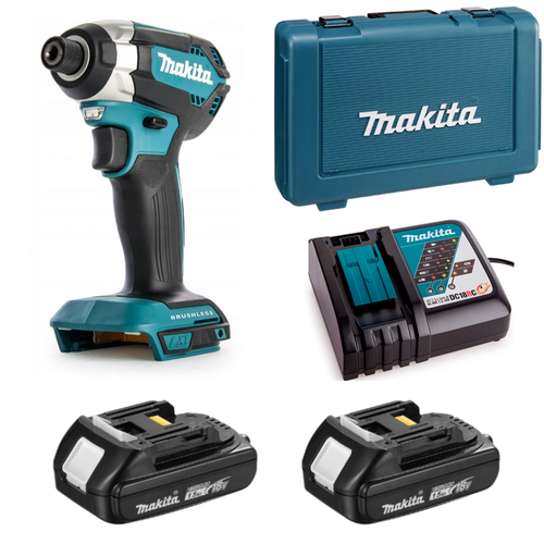 Аккумуляторный ударный шуруповёрт Makita DTD153RYE 170Нм 18В LXT Li-Ion 2x15Ач зу кейс 2738900₽