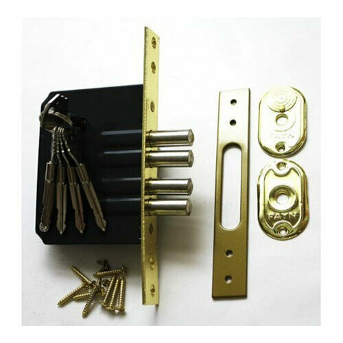 Замок с крестообразным ключом МСМ M50KR PB (Аналог Fayn 102 FK)