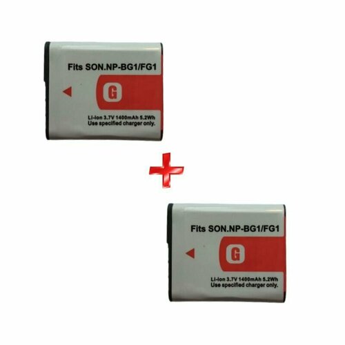 аккумулятор для видеокамеры sony np bg1 np fg1 cs bg1 3 7v 1400mah код mb077129 2 Аккумулятора NP-BG1/FG1 для фотокамер Sony